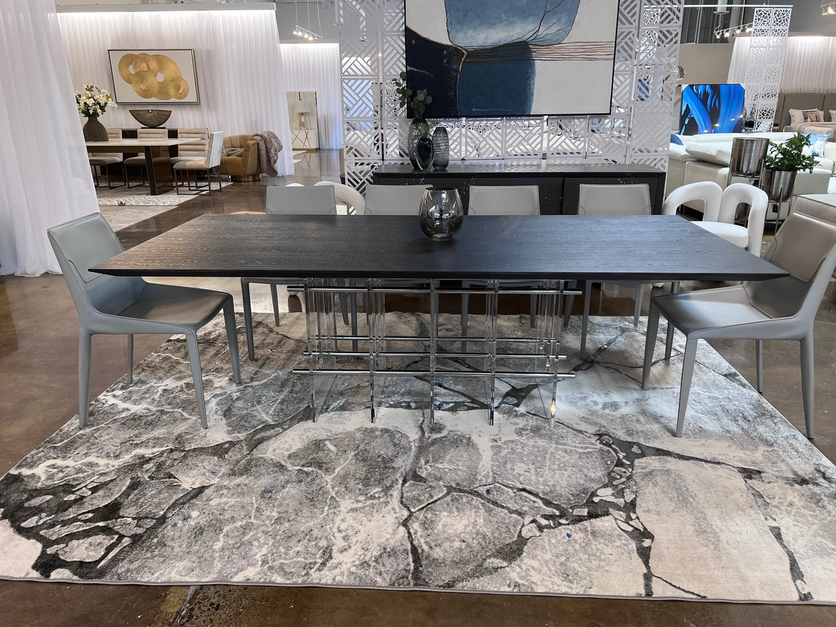 Tess 911 Gray Polyester Area Rug - Gray, TES911 Gray (5' 3" X 7' 4")