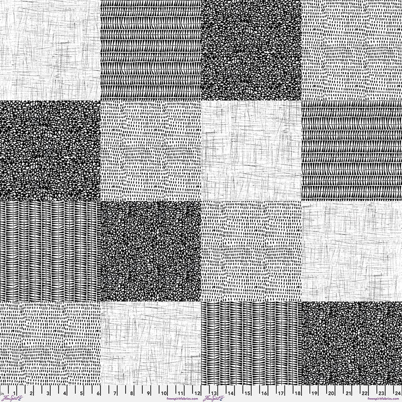 Cotton Print Textures Monochrome 44/45 Fabric