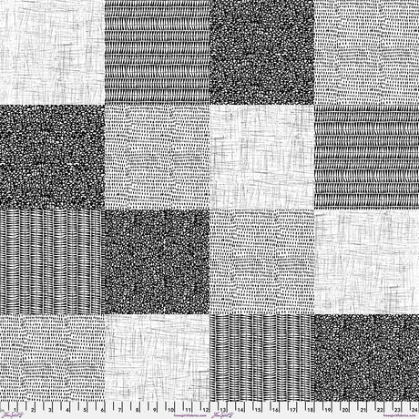 Cotton Print Textures Monochrome 44/45 Fabric