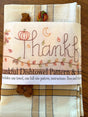 Embroidery Dishtowel Pattern and Floss Kit