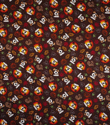 Quilting Cotton Thanksgiving I Woof You Brown Harvest