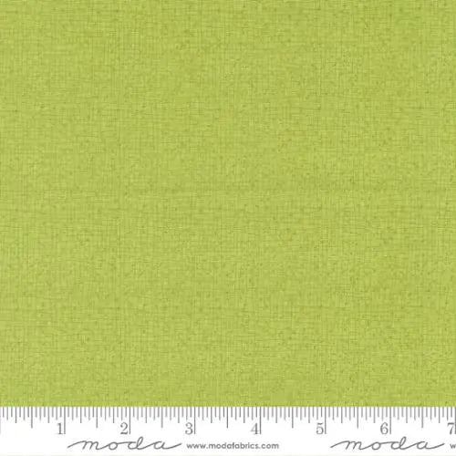 Cotton Quilt Back Fabric Lime 108" Wide Thatched