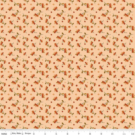Cotton Fabric The Awe of Autumn Bittersweet Blush 43/44"
