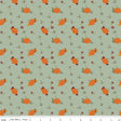 Cotton Fabric The Awe of Autumn Pumpkins Hazy 43/44"