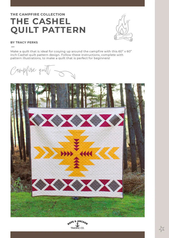 Quilt Pattern Printed Paper Cashel 60in x 60in