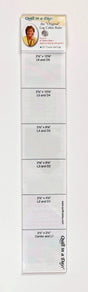 Acrylic Log Cabin Quilting Ruler