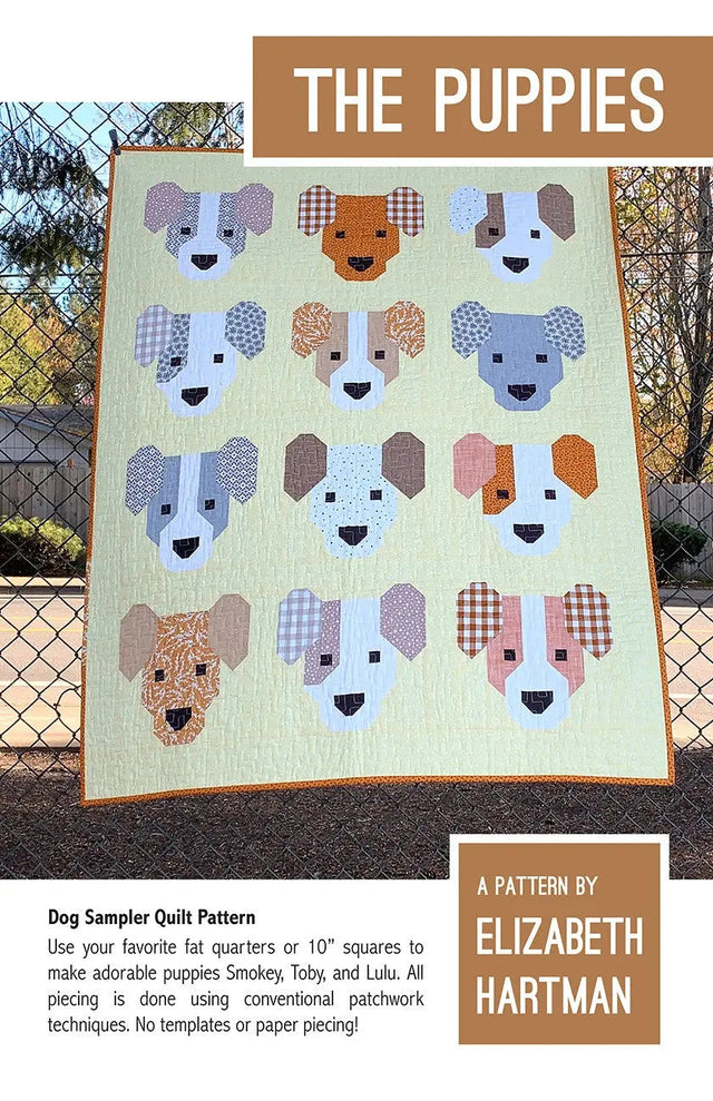 Patchwork Pattern The Puppies Dog Sampler
