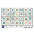 Cotton Print Things With Wings Geo Florals Fabric
