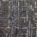 Thin Plaid Stretch Mesh Sequin Fabric - Plaid Pattern, 56/58" Width (1 Yard)