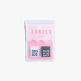 Woven Labels "This is the Back" 6 Pack