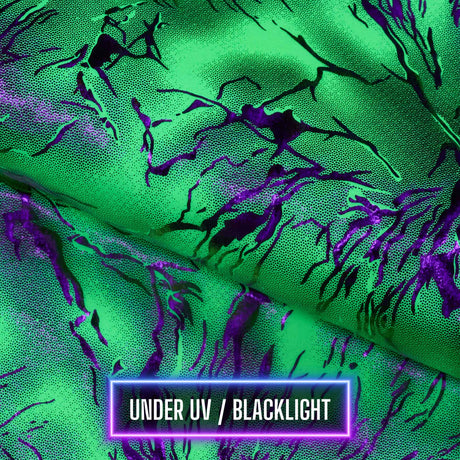 Thunder Hologram Spandex Fabric
