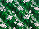 Cotton Fabric Tiare Banana Leaf Tribal Design