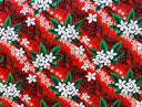Cotton Fabric Tiare Banana Leaf Tribal Design