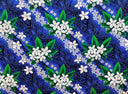 Cotton Fabric Tiare Banana Leaf Tribal Design