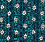Cotton Fabric Tiare Polynesian Geometric Design