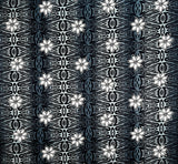 Cotton Fabric Tiare Polynesian Geometric Design