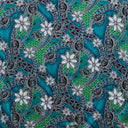 Rayon Fabric Tiare Sea Turtles Polynesian Tribal Design