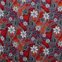 Rayon Fabric Tiare Sea Turtles Polynesian Tribal Design