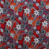 Tiare Sea Turtles Polynesian Tribal Design Rayon Fabric - Polynesian Tribal Sea Turtle Print, 36" X 45" (1 Yard)