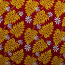 Cotton Fabric Tiare & Split Leaf Light Barkcloth