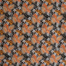 Tiare Split Leaf Monstera Poly-Cotton Fabric - Tropical Monstera And Tiare Print, 36" X 45" (1 Yard)