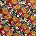 Poly-Cotton Tropical Monstera Fabric