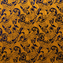 Polyester Foil Fabric Tiare Swirls Print