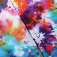 Tie Dye Blitz Polyester Spandex Fabric - Multi Tie-Dye, 58/60" Width (1 Yard)