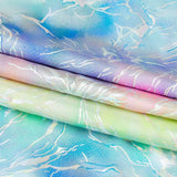 Tie Dye Thunder Hologram Spandex Fabric - Nylon Spandex Fabric, Tie Dye Thunder Pattern, 58" Width (1 Yard)