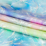 Hologram Spandex Tie Dye Thunder Fabric
