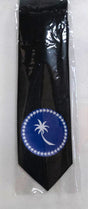 Chuuk State Flag Polyester Fabric - Chuuk State Flag Print, 56" Length, 3.5" Width (1 Tie)