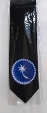 Chuuk State Flag Polyester Fabric - Chuuk State Flag Print, 56" Length, 3.5" Width (1 Tie)