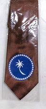 Chuuk State Flag Polyester Fabric - Chuuk State Flag Print, 56" Length, 3.5" Width (1 Tie)