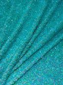 Sequin on Velvet Stretch Fabric