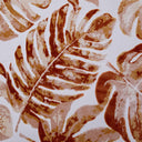 Cut Velvet Upholstery Fabric Tika Tropical Pattern by the Yard
