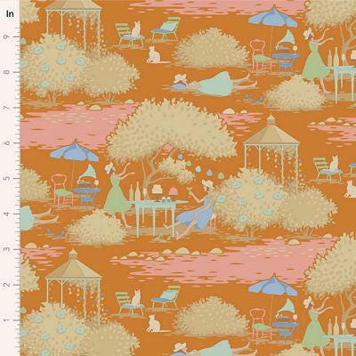 Quilting Cotton Sunday Brunch Floral Tilda