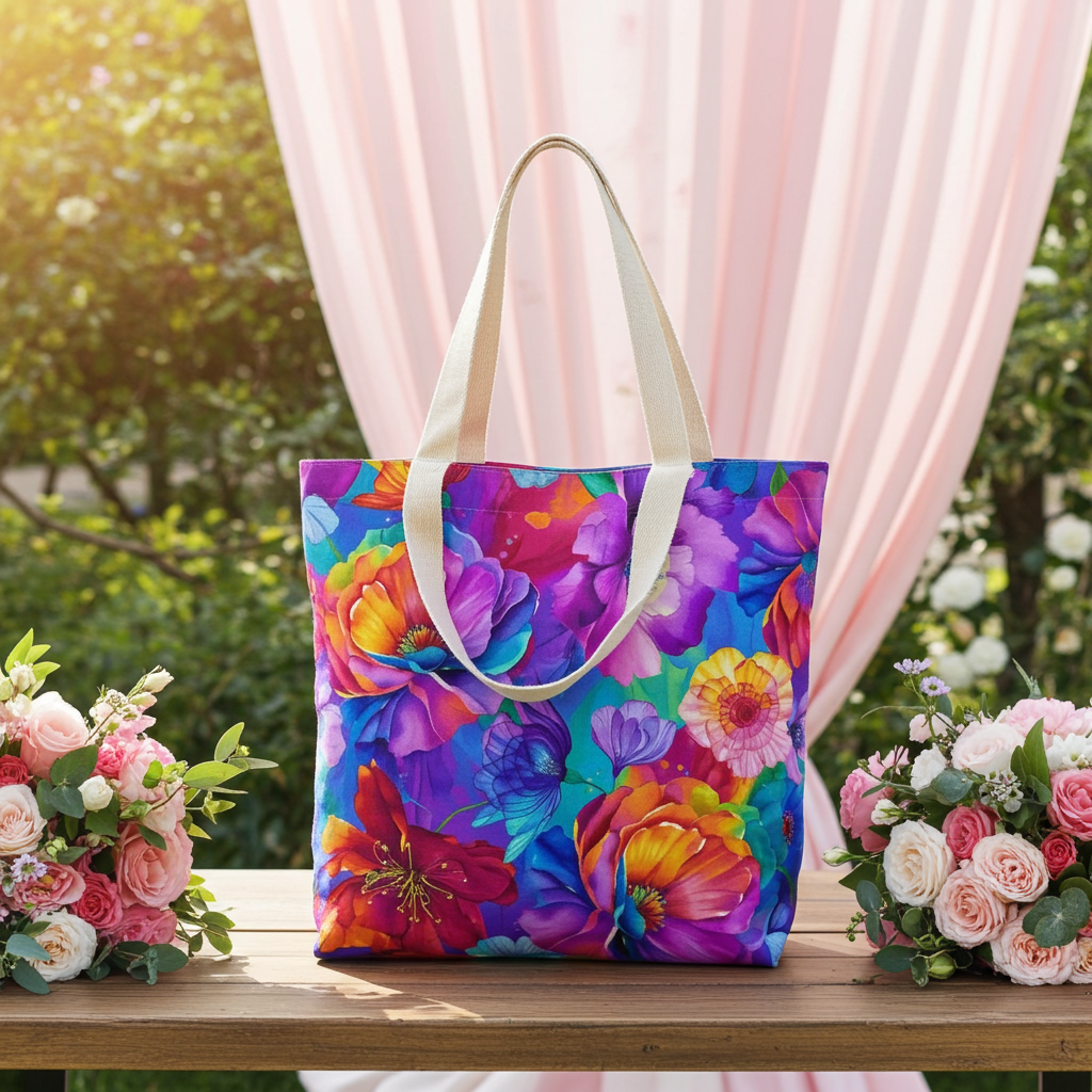 Quilting Cotton Petal Power Rainbow Florals Timeless Treasures