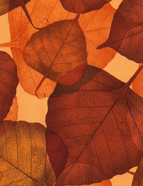 Wide Quilt Backing 108" XFLORA C1053 Russet Timeless Treasures
