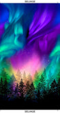 Fabric Panel Aurora 24"x44" Multi 100% Cotton Timeless Treasures