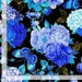 Quilting Cotton Escapade Butterfly Floral Metallic Timeless Treasures