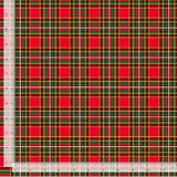 Quilting Cotton Deck The Halls Christmas Plaid Timeless Treasures