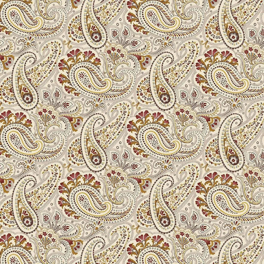 Quilting Cotton Cute Paisley Multi Timeless Treasures