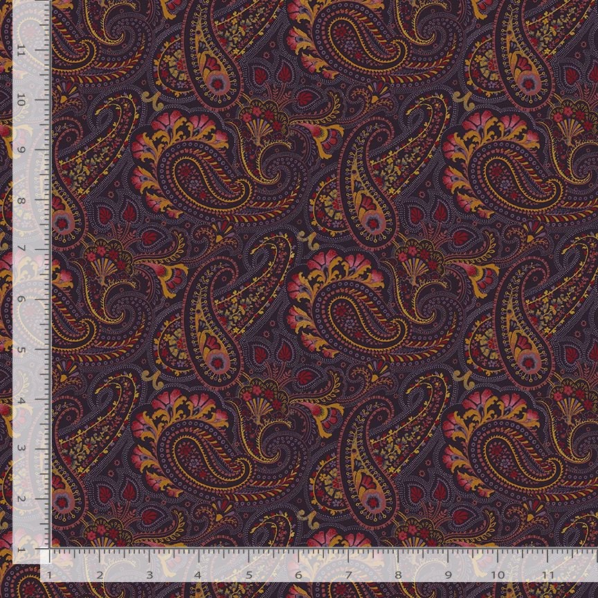 Quilting Cotton Cute Paisley Multi Timeless Treasures