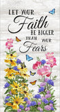 Fabric Panel Faith Panel 24" Grey 100% Cotton Timeless Treasures