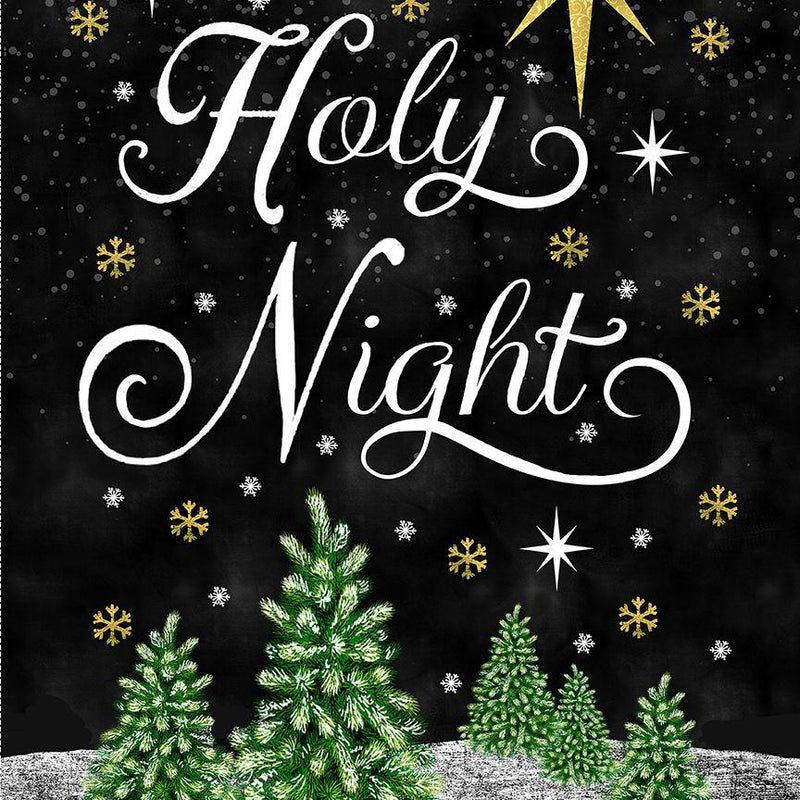 Fabric Panel O Holy Night Holy Night Chalkboard Panel Timeless Treasures