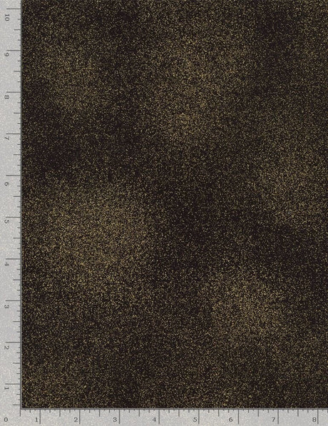 Quilting Cotton Deck the Halls Metallic Christmas Black Timeless Treasures