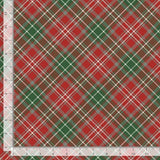 Quilting Cotton Let It Snow Christmas Plaid Timeless Treasures