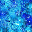 Quilting Cotton Bright Night Butterflies Royalty Turquoise Timeless Treasures