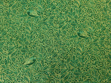 Quilting Cotton Christmas Joy Birds in the Hedge Green Timeless Treasures