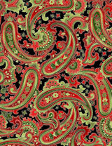 Quilting Cotton Gilded Rose Paisley Timeless Treasures